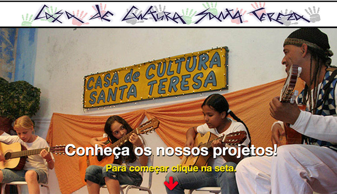 Capa do Portal a Casa de Cultura